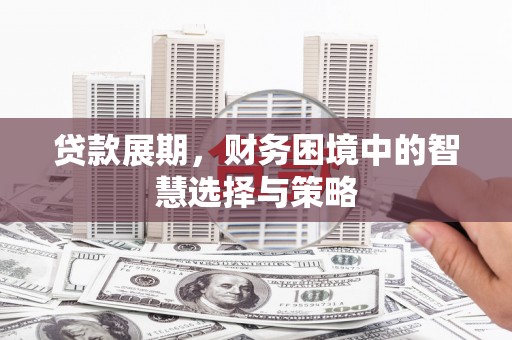 林西贷款展期，财务困境中的智慧选择与策略
