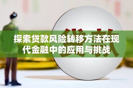 林西探索贷款风险转移方法在现代金融中的应用与挑战