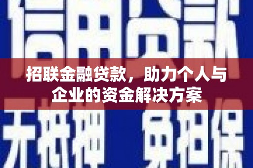 林西招联金融贷款，助力个人与企业的资金解决方案