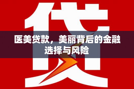 林西医美贷款，美丽背后的金融选择与风险
