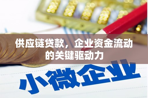 林西供应链贷款，企业资金流动的关键驱动力