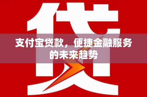 林西支付宝贷款，便捷金融服务的未来趋势