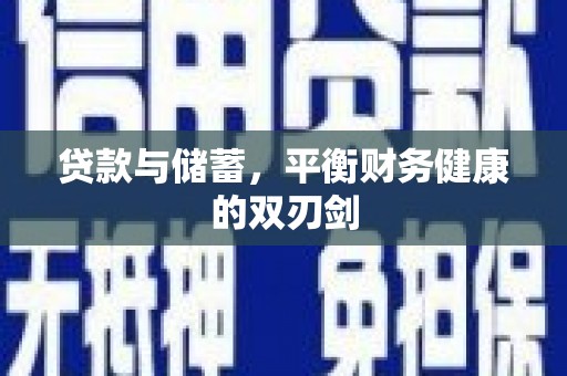 林西贷款与储蓄，平衡财务健康的双刃剑