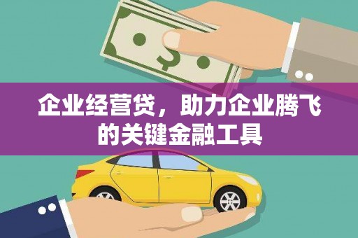 林西企业经营贷，助力企业腾飞的关键金融工具