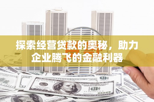 林西探索经营贷款的奥秘，助力企业腾飞的金融利器