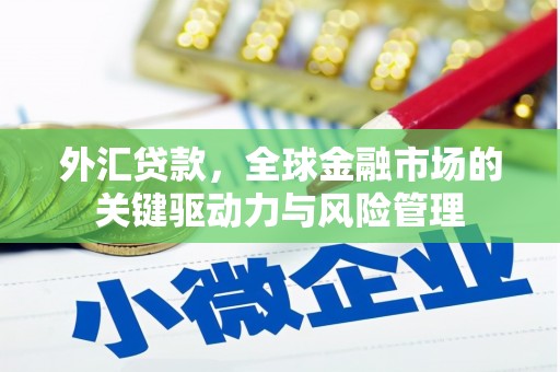 林西外汇贷款，全球金融市场的关键驱动力与风险管理
