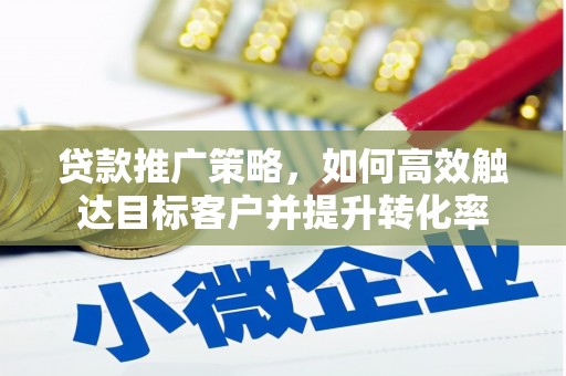 林西贷款推广策略，如何高效触达目标客户并提升转化率