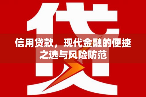 林西信用贷款，现代金融的便捷之选与风险防范