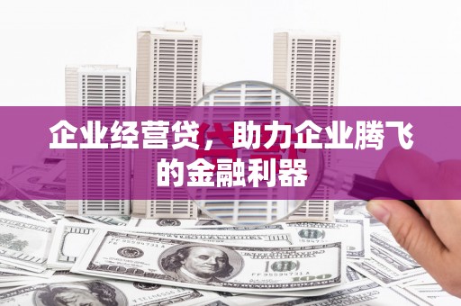 林西企业经营贷，助力企业腾飞的金融利器