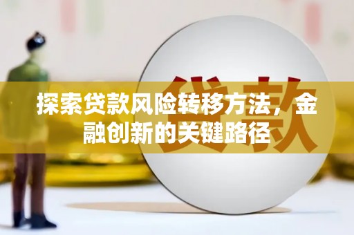 林西探索贷款风险转移方法，金融创新的关键路径