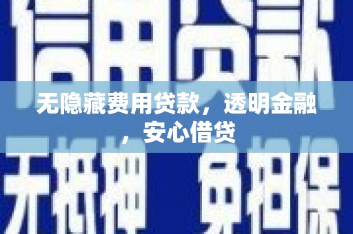 林西无隐藏费用贷款，透明金融，安心借贷