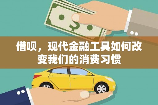 林西借呗，现代金融工具如何改变我们的消费习惯