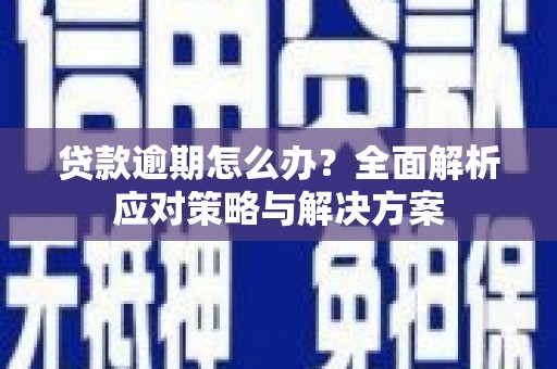 林西贷款逾期怎么办？全面解析应对策略与解决方案