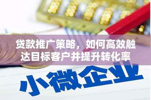 林西贷款推广策略，如何高效触达目标客户并提升转化率