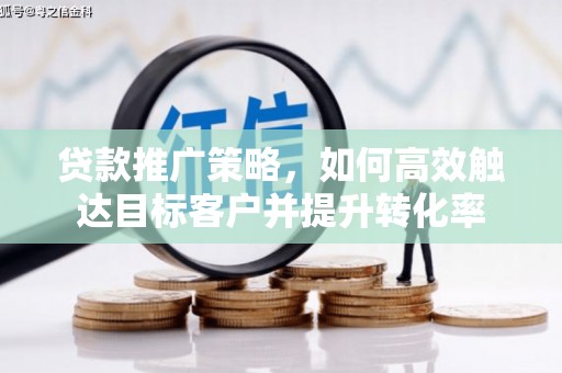 林西贷款推广策略，如何高效触达目标客户并提升转化率