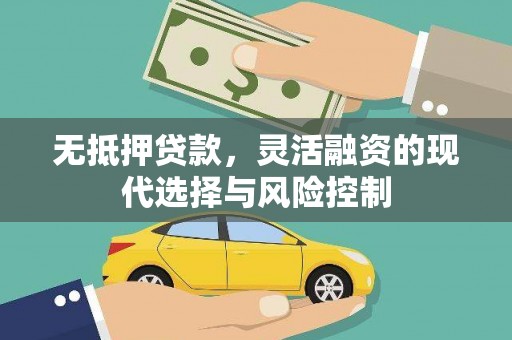 林西无抵押贷款，灵活融资的现代选择与风险控制