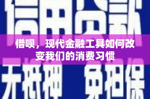 林西借呗，现代金融工具如何改变我们的消费习惯