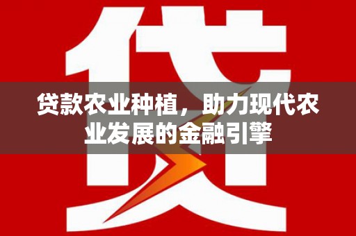 林西贷款农业种植，助力现代农业发展的金融引擎