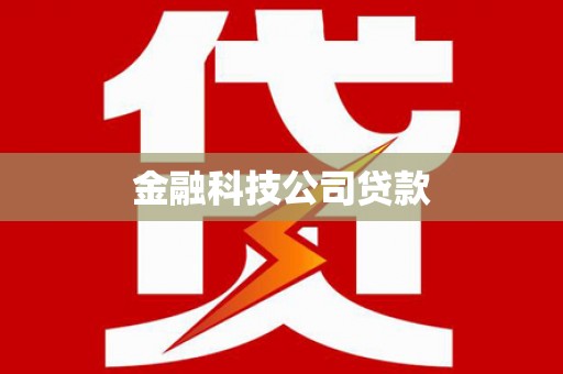 林西金融科技公司贷款