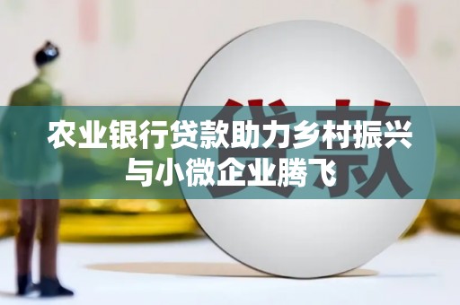 林西农业银行贷款助力乡村振兴与小微企业腾飞