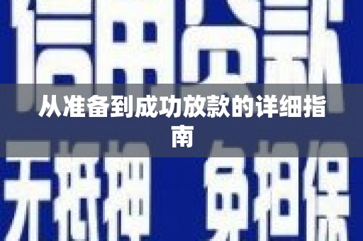 林西从准备到成功放款的详细指南