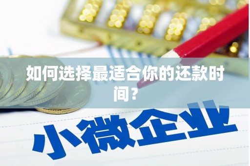 林西如何选择最适合你的还款时间？
