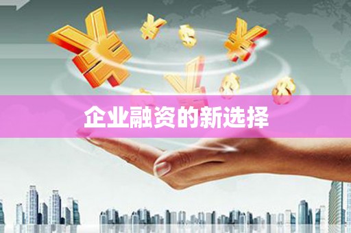林西企业融资的新选择